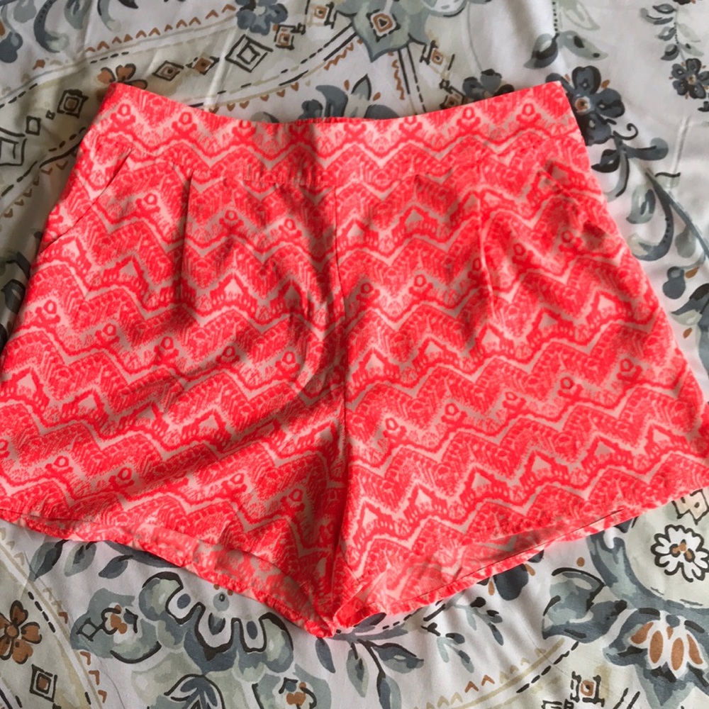 Skies Are Blue Flowy Shorts; S